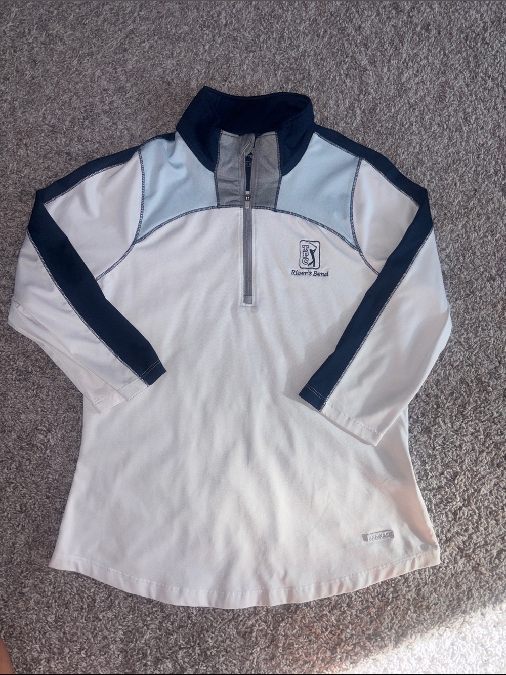 Annika TPC Rivers bend golf shirt size small